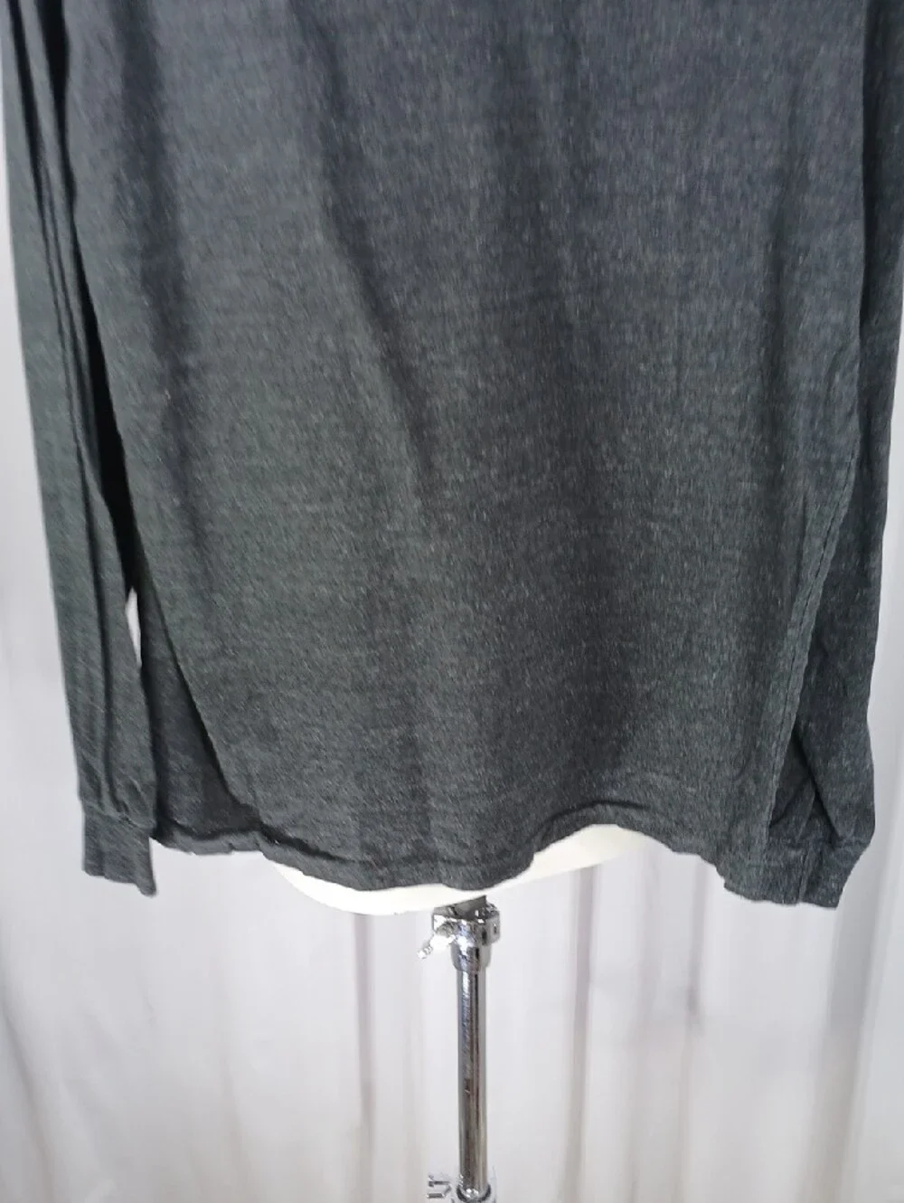 Polo by Ralph Lauren Charcoal Heather Long-Sleeve Crew Tee with Maroon Pony